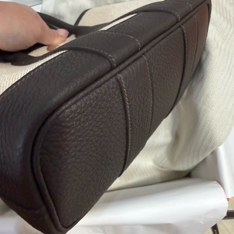 💖Hermes mini garden party💖 帆布 烏木色 K刻 2026購證-2