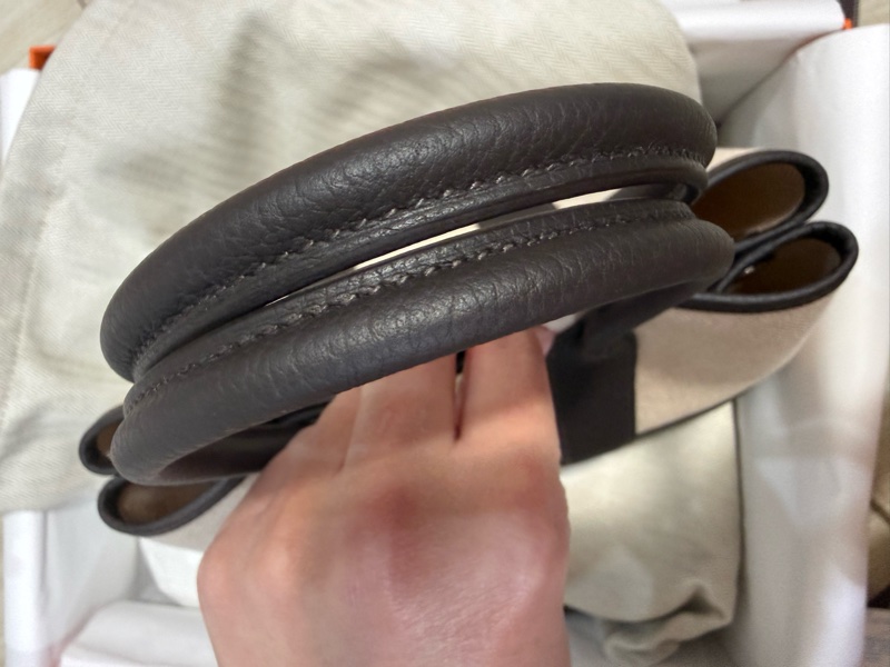 💖Hermes mini garden party💖 帆布 烏木色 K刻 2026購證-4