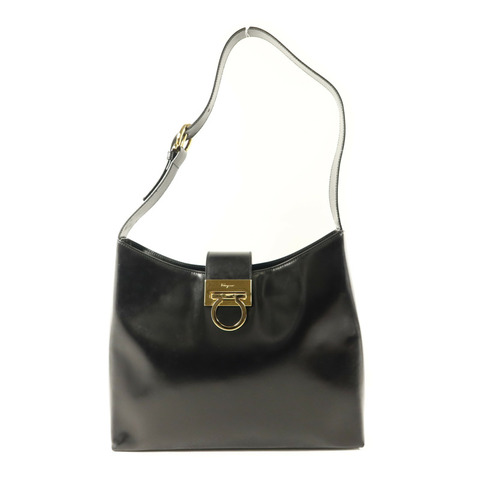 Salvatore Ferragamo 牛皮皮革Vintage Shoulder Bag金扣肩背袋