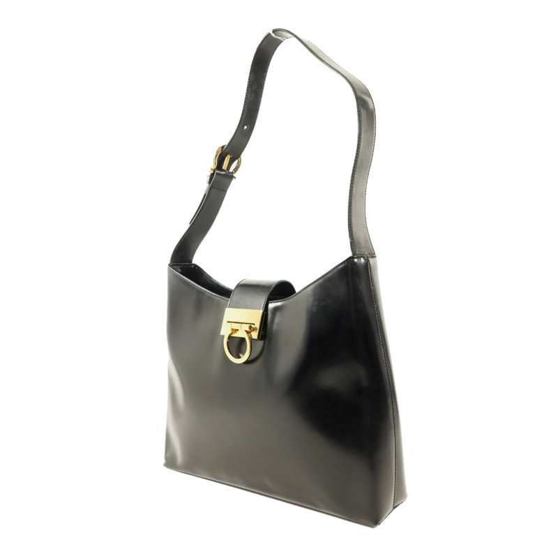 Salvatore Ferragamo 牛皮皮革Vintage Shoulder Bag金扣肩背袋-2