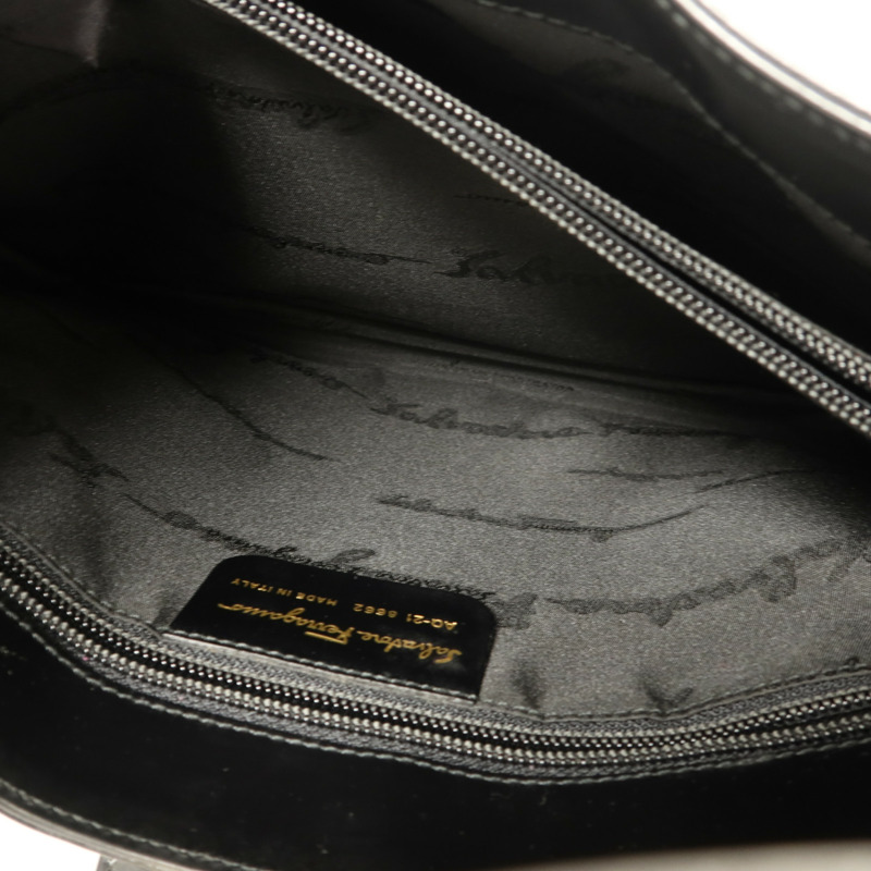 Salvatore Ferragamo 牛皮皮革Vintage Shoulder Bag金扣肩背袋-4