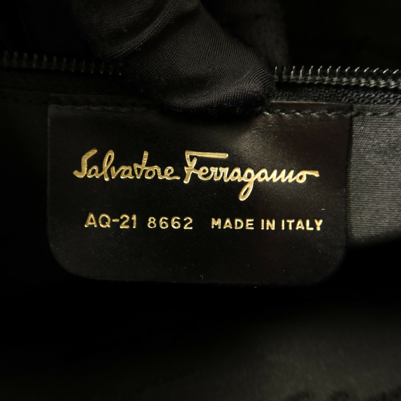 Salvatore Ferragamo 牛皮皮革Vintage Shoulder Bag金扣肩背袋-5