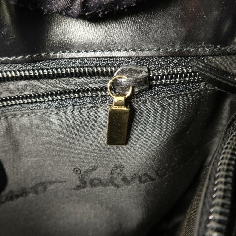 Salvatore Ferragamo 牛皮皮革Vintage Shoulder Bag金扣肩背袋-8