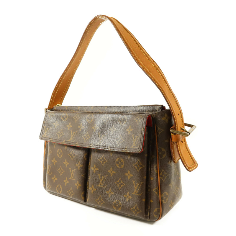 LOUIS VUITTON Monogram Viva Cite GM金扣肩背袋-2