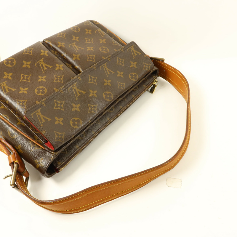 LOUIS VUITTON Monogram Viva Cite GM金扣肩背袋-7