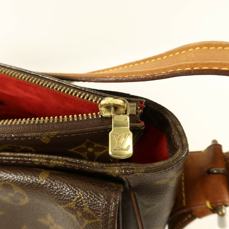 LOUIS VUITTON Monogram Viva Cite GM金扣肩背袋-8
