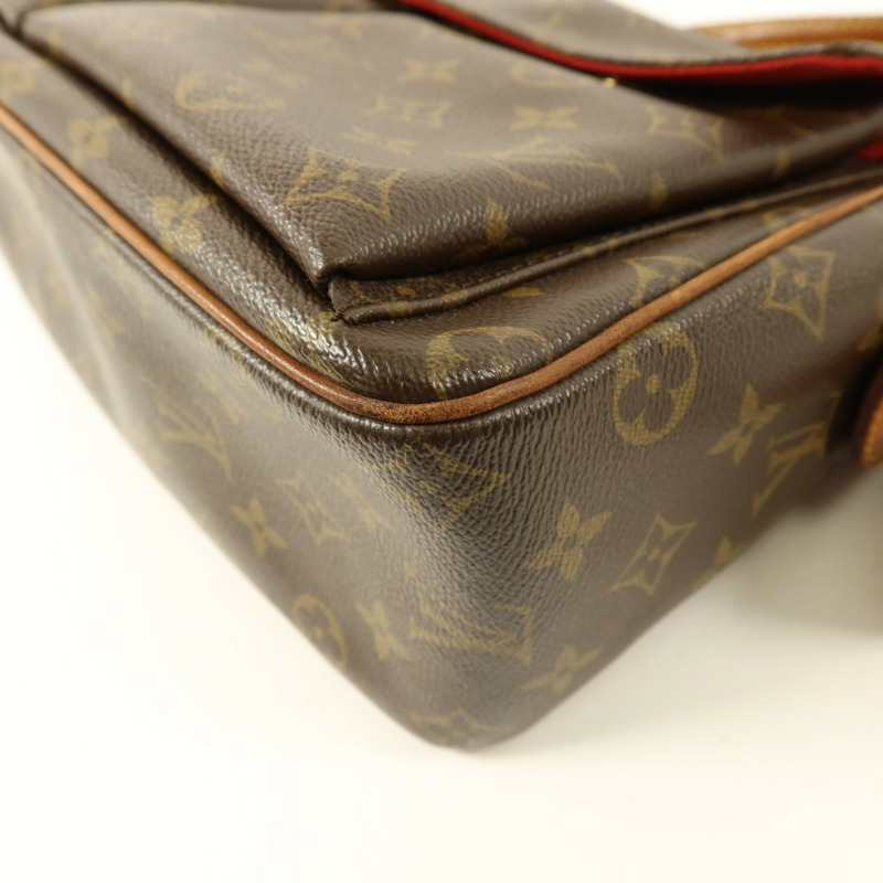 LOUIS VUITTON Monogram Viva Cite GM金扣肩背袋-9