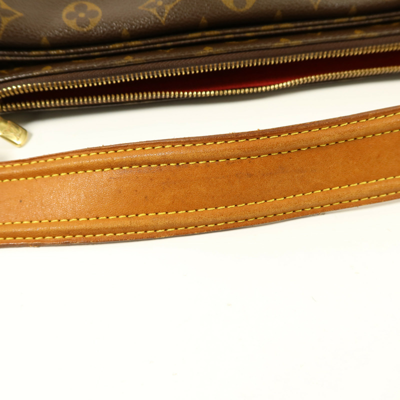 LOUIS VUITTON Monogram Viva Cite GM金扣肩背袋-13