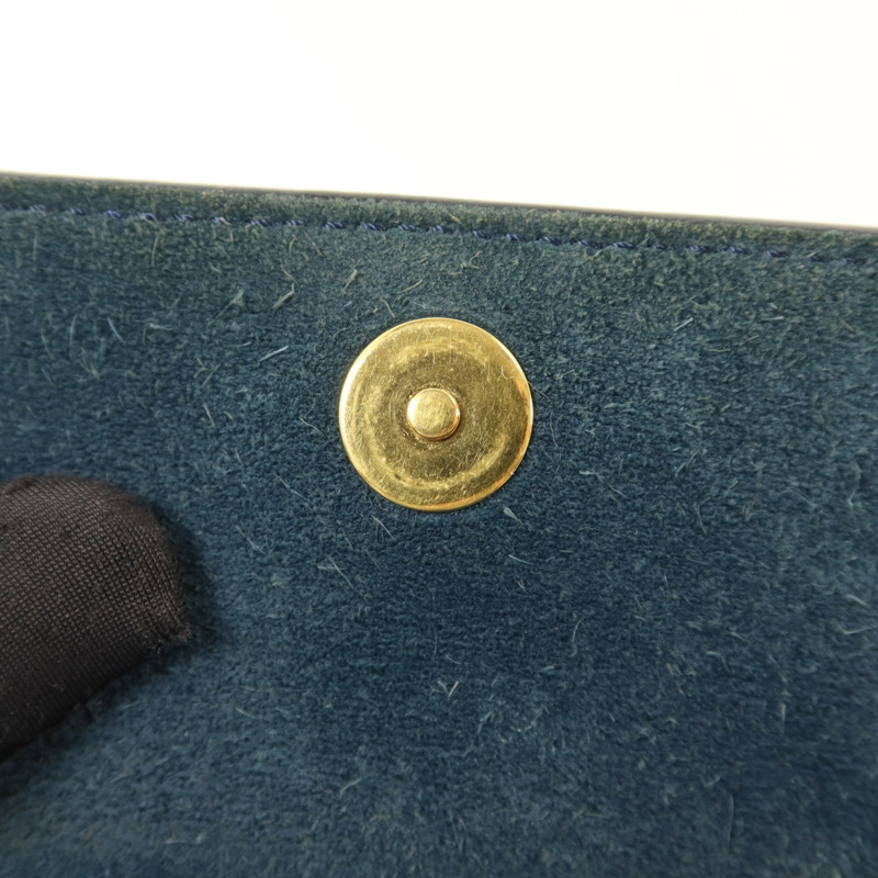 CELINE 牛皮皮革Mini Belt Bag金扣手挽肩背兩用袋-12