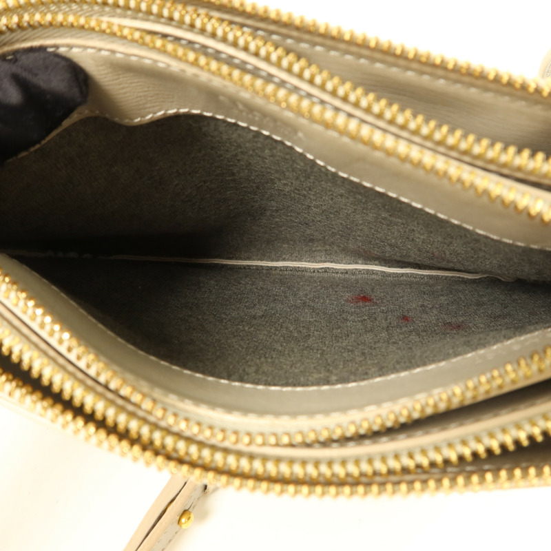 CELINE 牛皮皮革Trio Bag金扣肩背袋-5