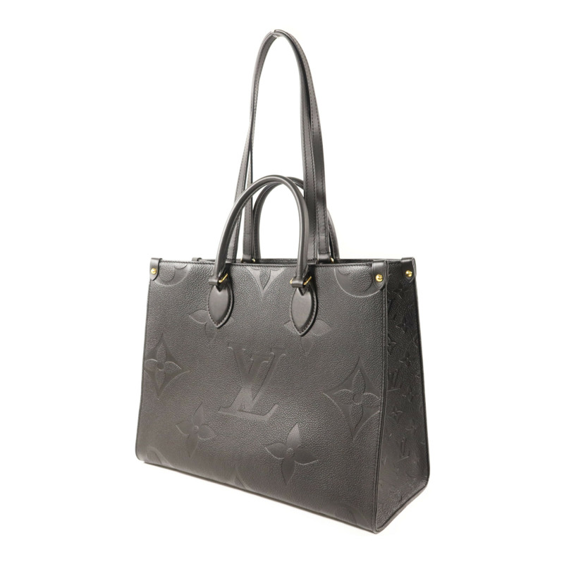 LOUIS VUITTON Monogram Empreinte On The Go MM金扣手挽肩背兩用袋-2