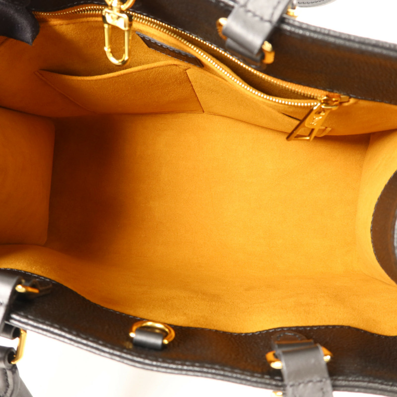 LOUIS VUITTON Monogram Empreinte On The Go MM金扣手挽肩背兩用袋-4