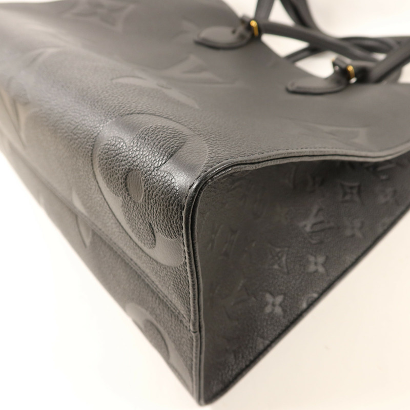 LOUIS VUITTON Monogram Empreinte On The Go MM金扣手挽肩背兩用袋-10