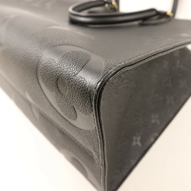 LOUIS VUITTON Monogram Empreinte On The Go MM金扣手挽肩背兩用袋-12