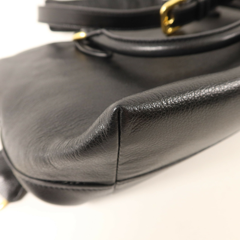 PRADA 牛皮皮革2 Way Shoulder金扣手挽肩背兩用袋-16