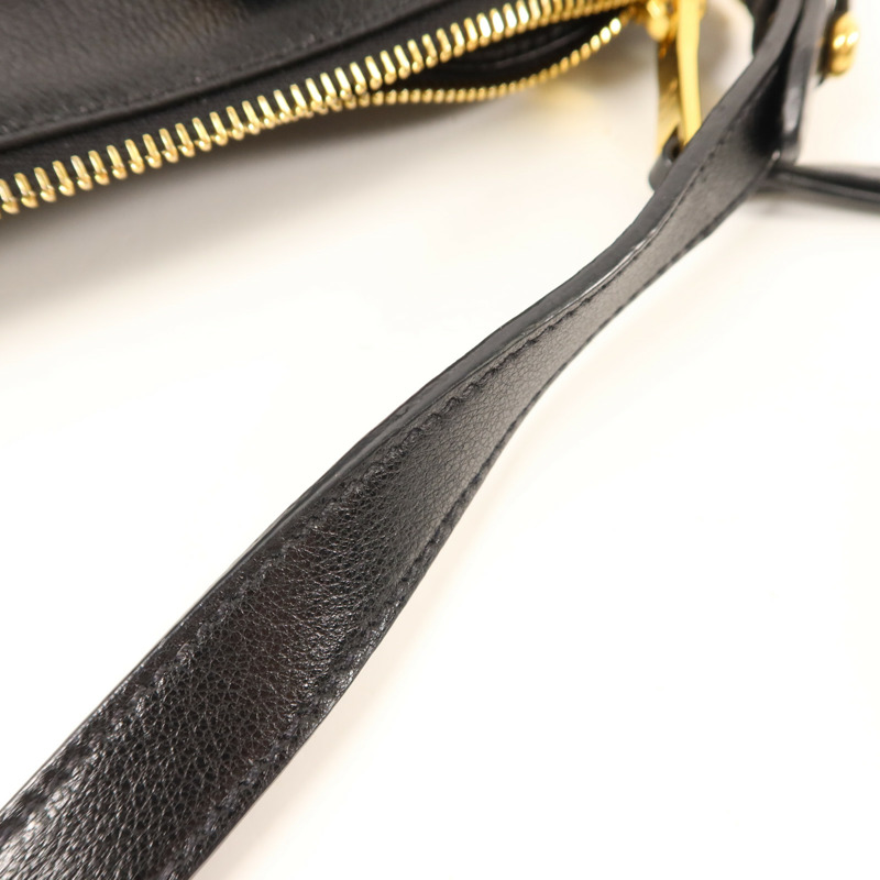 PRADA 牛皮皮革2 Way Shoulder金扣手挽肩背兩用袋-18