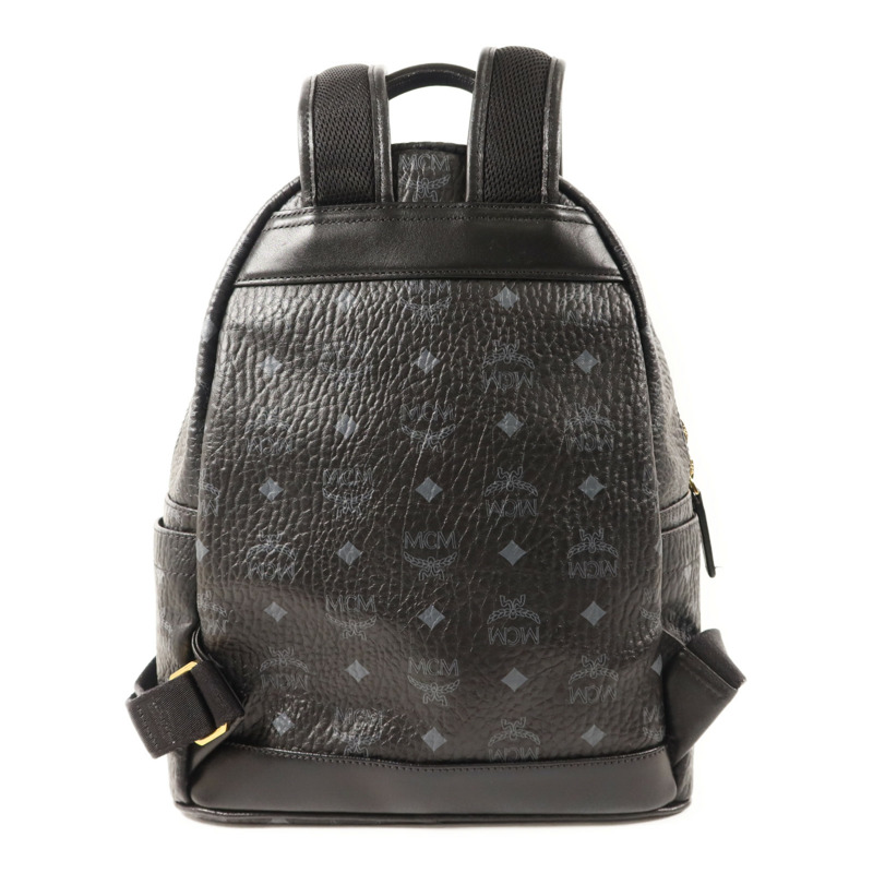 MCM 牛皮皮革Backpack金扣背包-1