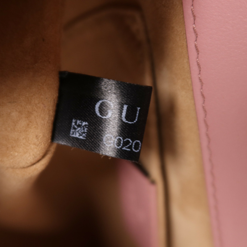 GUCCI 牛皮皮革Padlock Pearl Bag金扣鏈帶肩背袋-7