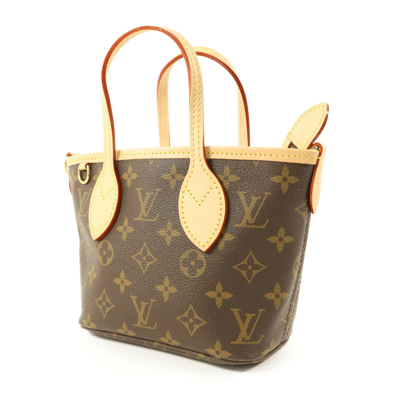LOUIS VUITTON Monogram Neverfull BB金扣手挽肩背兩用袋-2