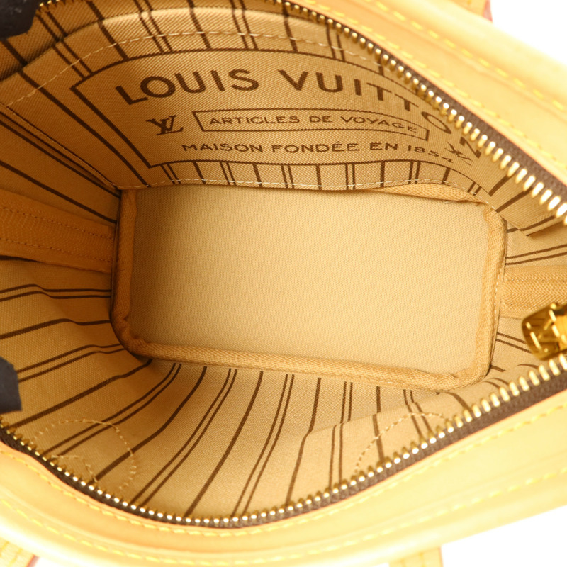 LOUIS VUITTON Monogram Neverfull BB金扣手挽肩背兩用袋-4