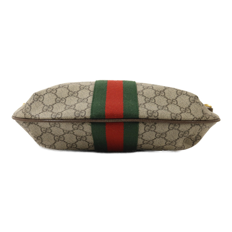 GUCCI 塗層帆布Shoulder Bag金扣肩背袋-3