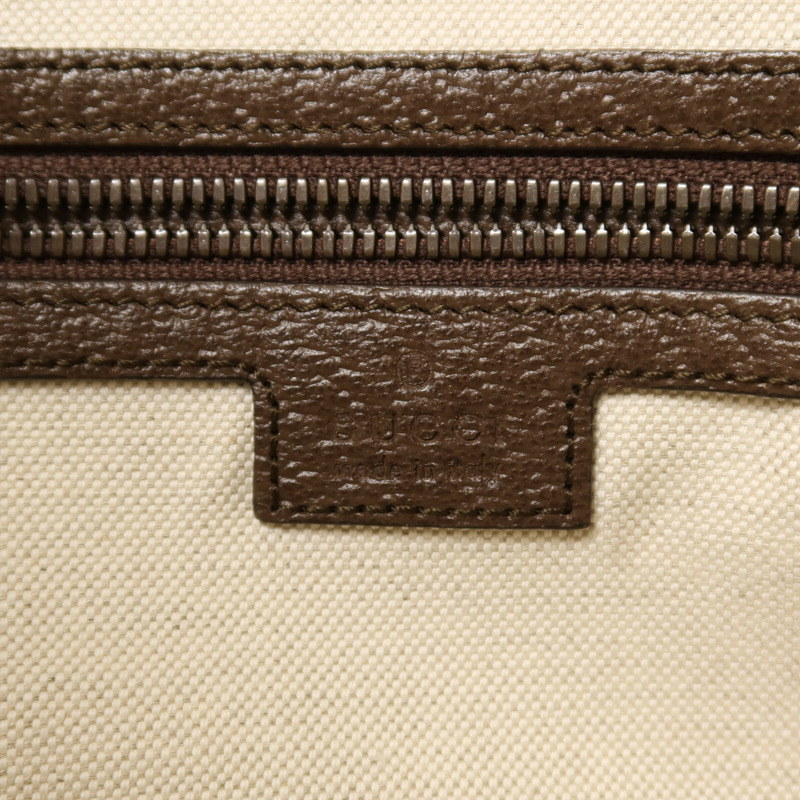 GUCCI 塗層帆布Shoulder Bag金扣肩背袋-5