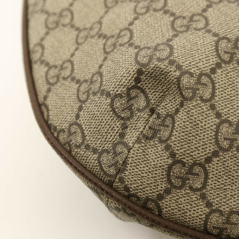 GUCCI 塗層帆布Shoulder Bag金扣肩背袋-12