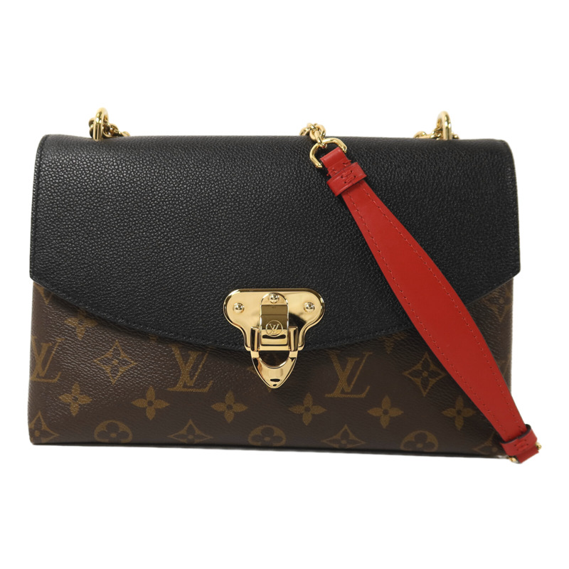 LOUIS VUITTON Monogram Saint Placide金扣鏈帶肩背袋-0