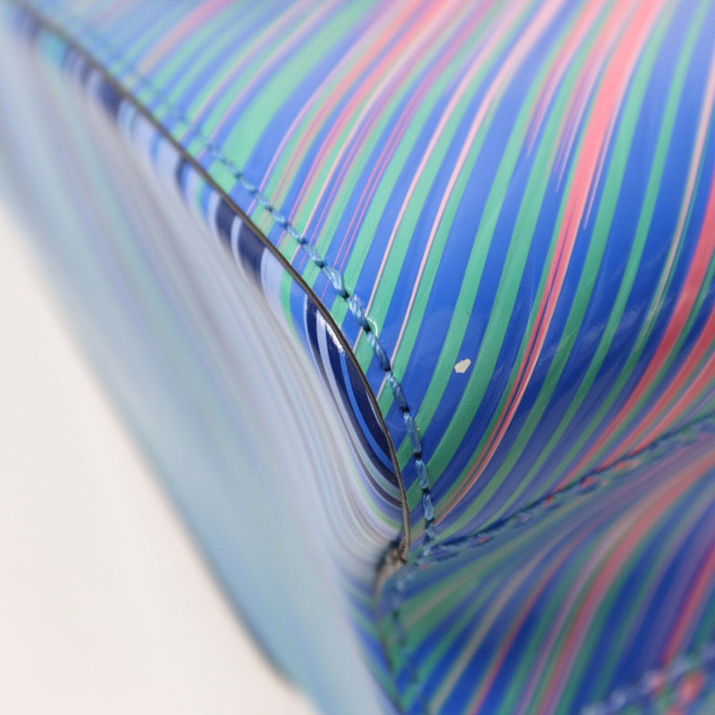 LOUIS VUITTON Tropical Epi Twist MM銀扣鏈帶肩背袋-13