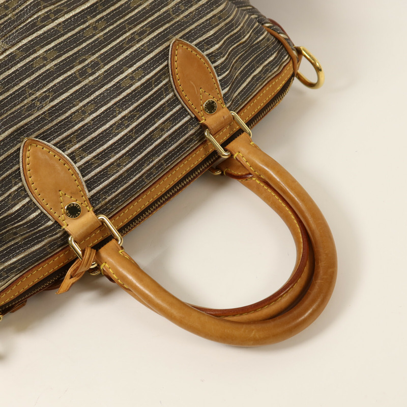 LOUIS VUITTON Monogram Eden Speedy Bandouliere 30金扣手挽袋-7