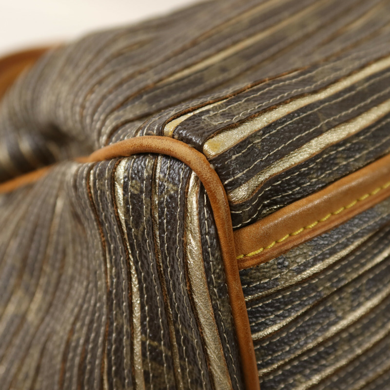 LOUIS VUITTON Monogram Eden Speedy Bandouliere 30金扣手挽袋-10