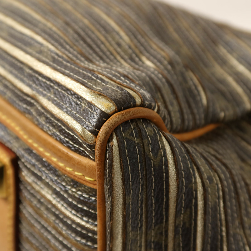 LOUIS VUITTON Monogram Eden Speedy Bandouliere 30金扣手挽袋-13