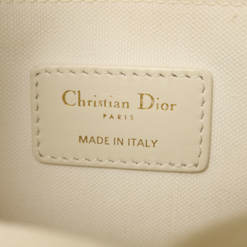 Dior 牛皮皮革/帆布Book Tote PM金扣手挽肩背兩用袋-5