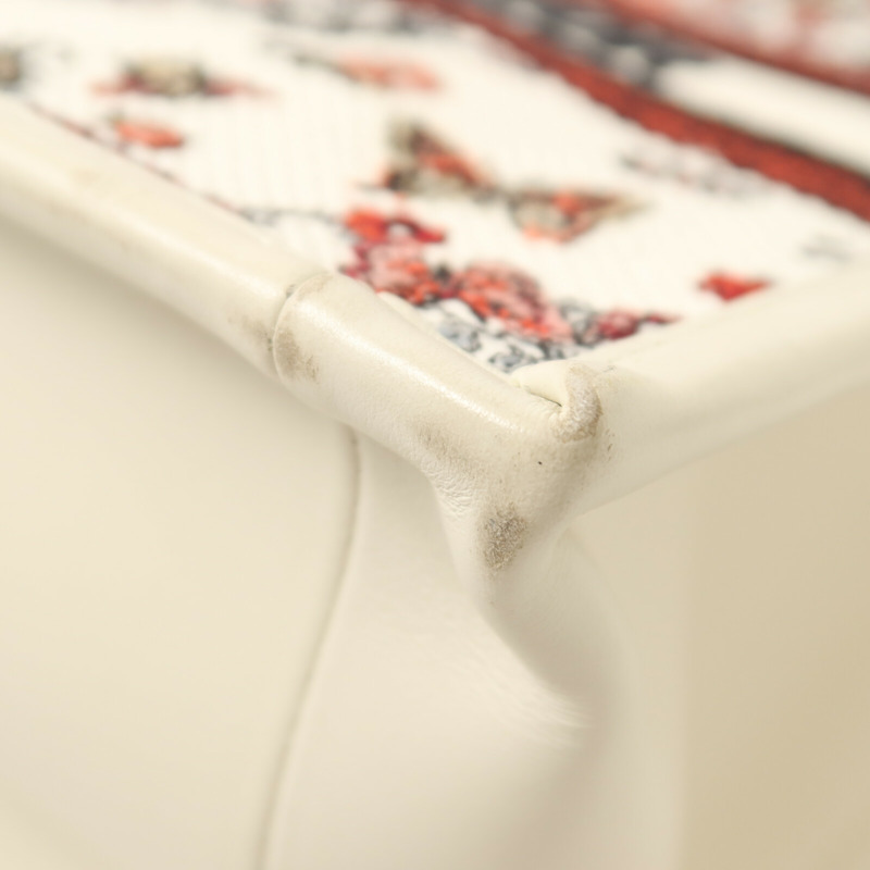 Dior 牛皮皮革/帆布Book Tote PM金扣手挽肩背兩用袋-11