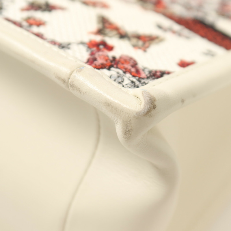 Dior 牛皮皮革/帆布Book Tote PM金扣手挽肩背兩用袋-13