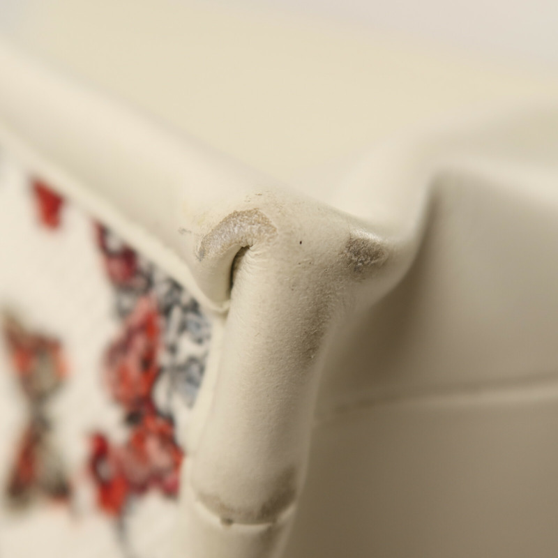 Dior 牛皮皮革/帆布Book Tote PM金扣手挽肩背兩用袋-17