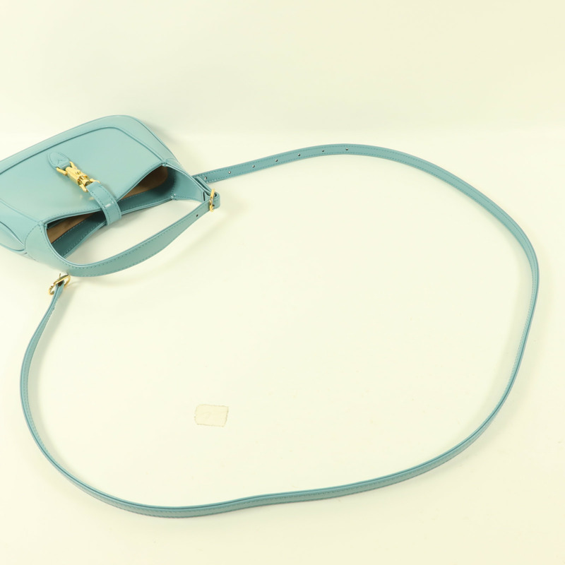 GUCCI 牛皮皮革Jackie 1961 Mini金扣手挽肩背兩用袋-4