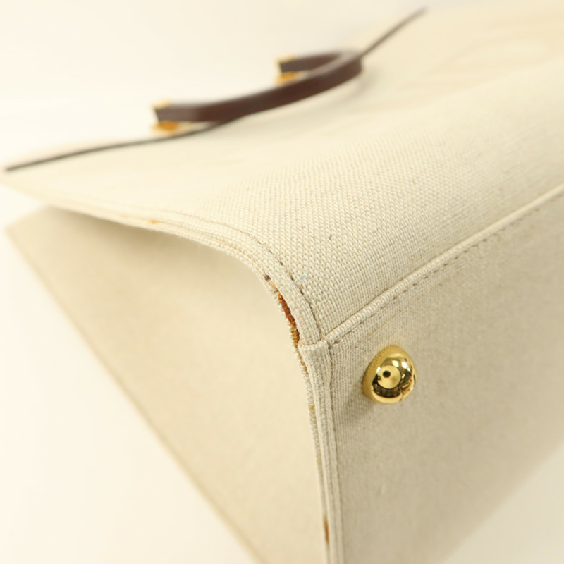 FENDI 帆布Sunshine Medium金扣手挽肩背兩用袋-14