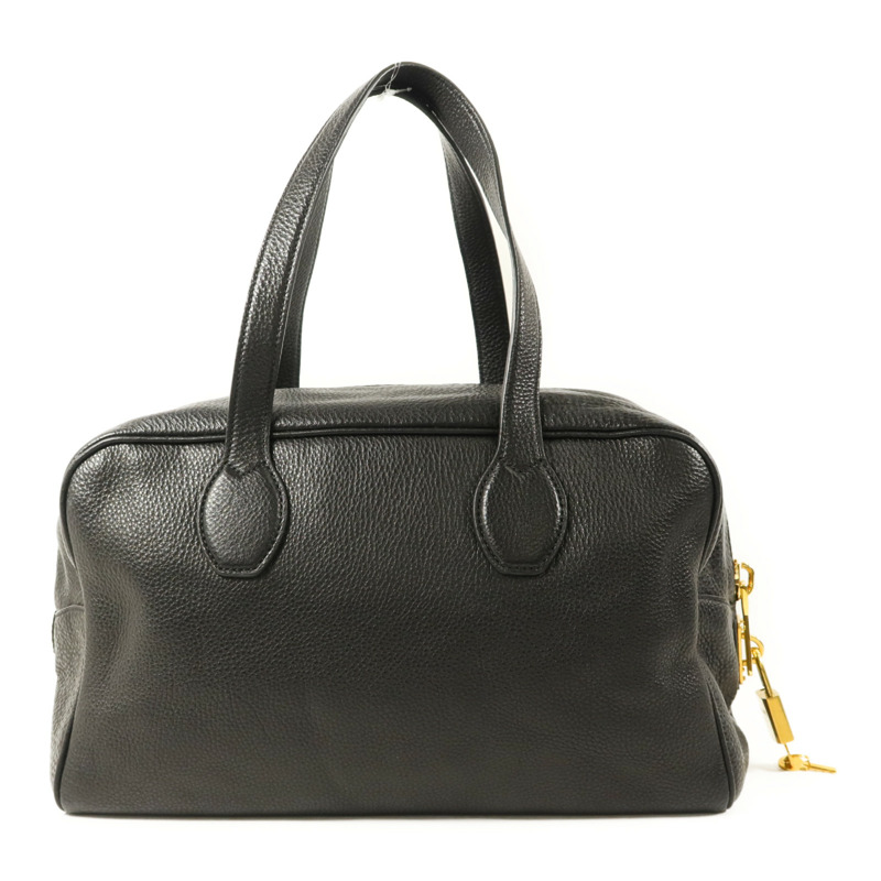 PRADA 牛皮皮革Shoulder Bag金扣肩背袋-1