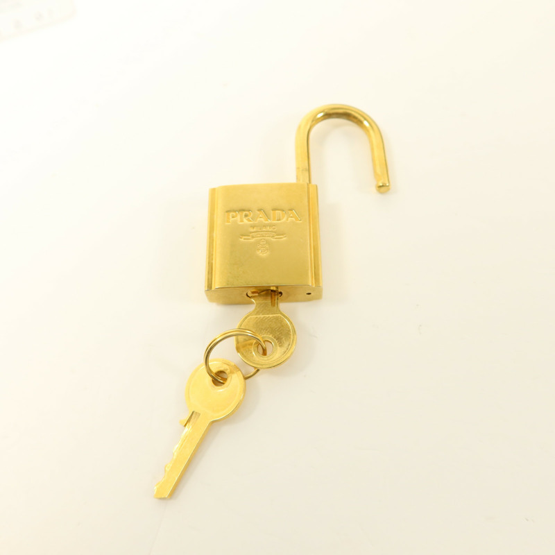 PRADA 牛皮皮革Shoulder Bag金扣肩背袋-10