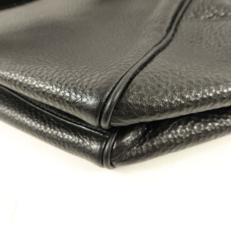 PRADA 牛皮皮革Shoulder Bag金扣肩背袋-14