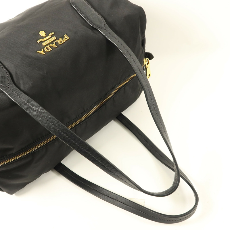 PRADA 尼龍Handbag金扣手挽袋-4