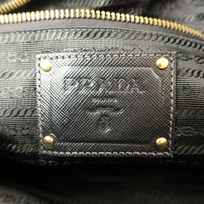 PRADA 尼龍Handbag金扣手挽袋-6