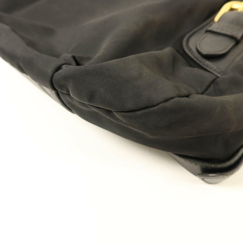 PRADA 尼龍2 Way Shoulder金扣手挽肩背兩用袋-12