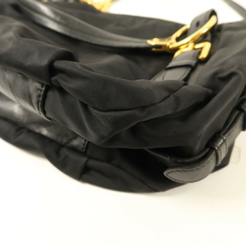PRADA 尼龍2 Way Shoulder金扣手挽肩背兩用袋-14