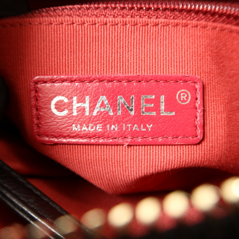 CHANEL 牛皮皮革Gabrielle Small鏈帶肩背袋-8