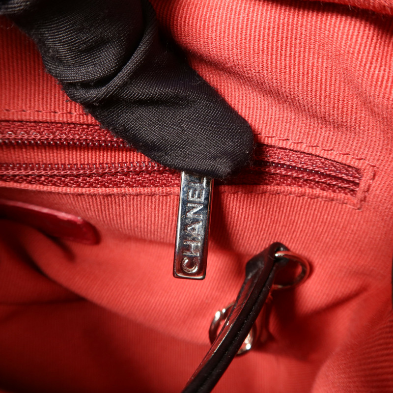 CHANEL 牛皮皮革Gabrielle Small鏈帶肩背袋-9