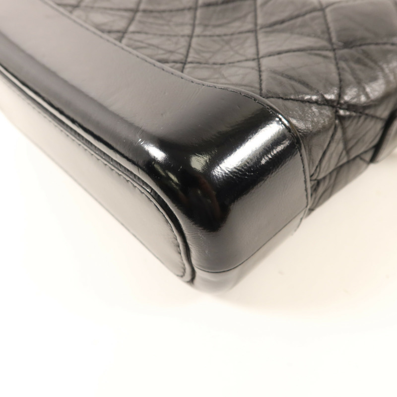 CHANEL 牛皮皮革Gabrielle Small鏈帶肩背袋-11