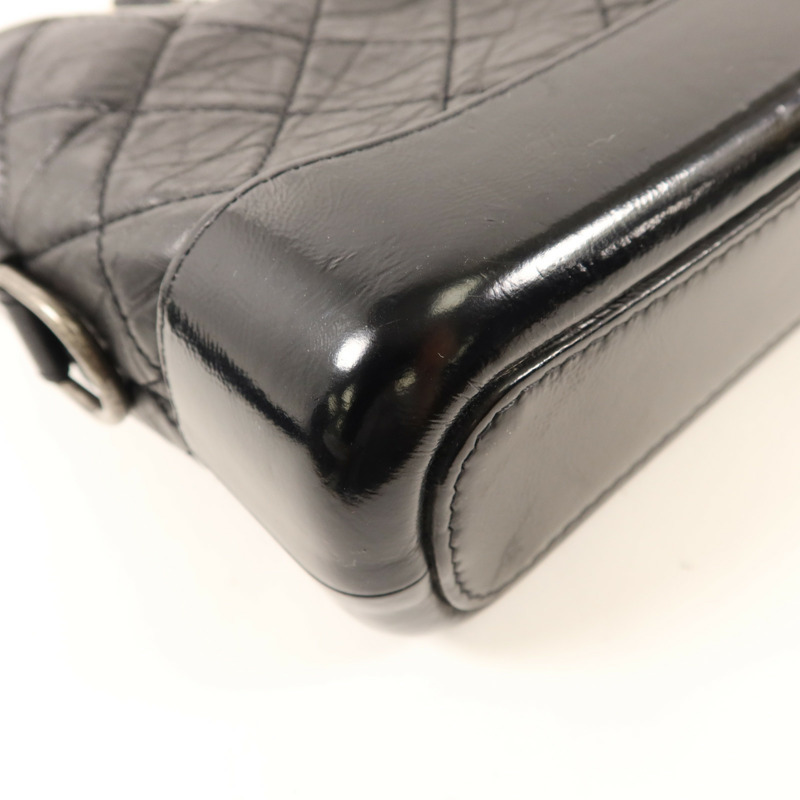 CHANEL 牛皮皮革Gabrielle Small鏈帶肩背袋-12