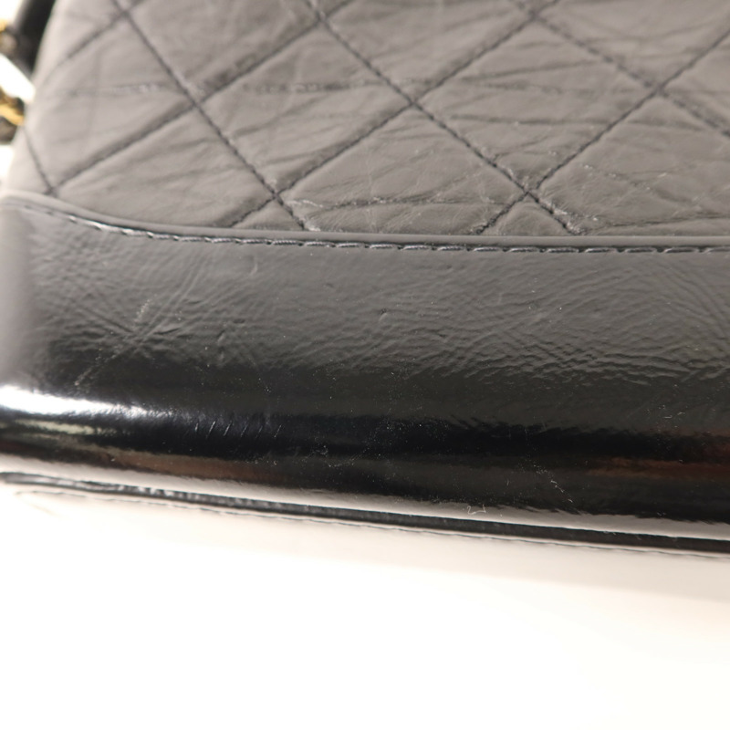 CHANEL 牛皮皮革Gabrielle Small鏈帶肩背袋-16